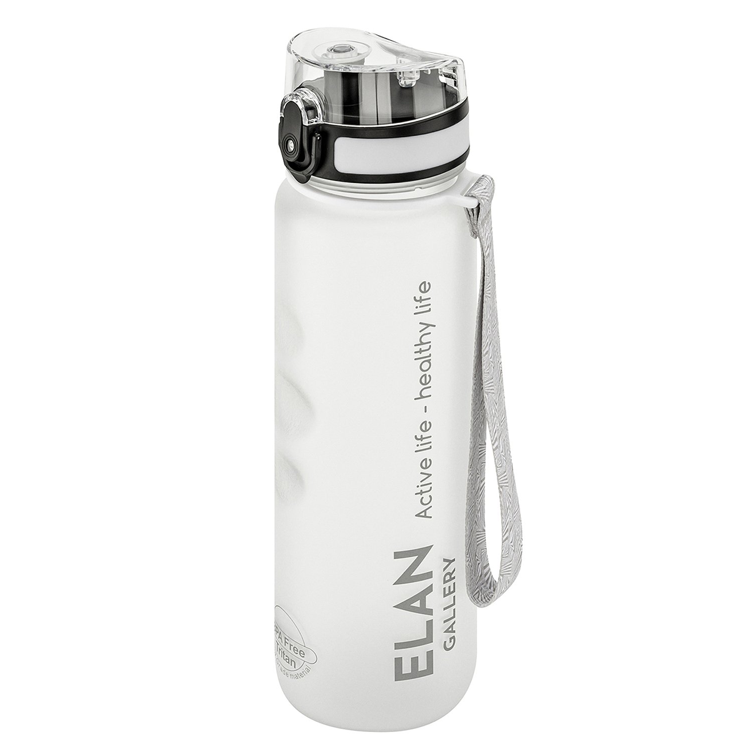 Бутылка для воды Elan Gallery 1000 мл Style Matte белая - фото 1