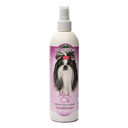 Спрей для кошек и собак BIO-GROOM Mink Oil с норковым маслом для блеска и роста шерсти 355мл