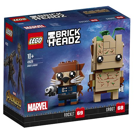 Конструктор LEGO BrickHeadz Грут и Ракета 41626 - фото 2