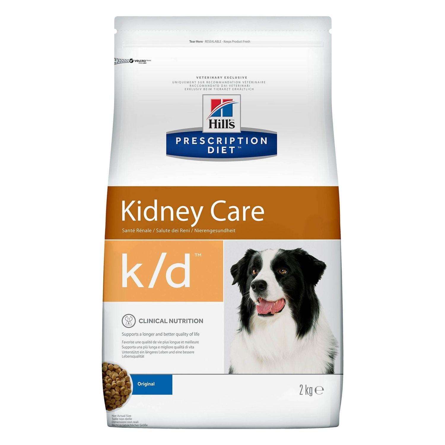 Корм для собак HILLS 2кг Prescription Diet k/d Kidney Care для поддержания здоровья почек сухой - фото 1