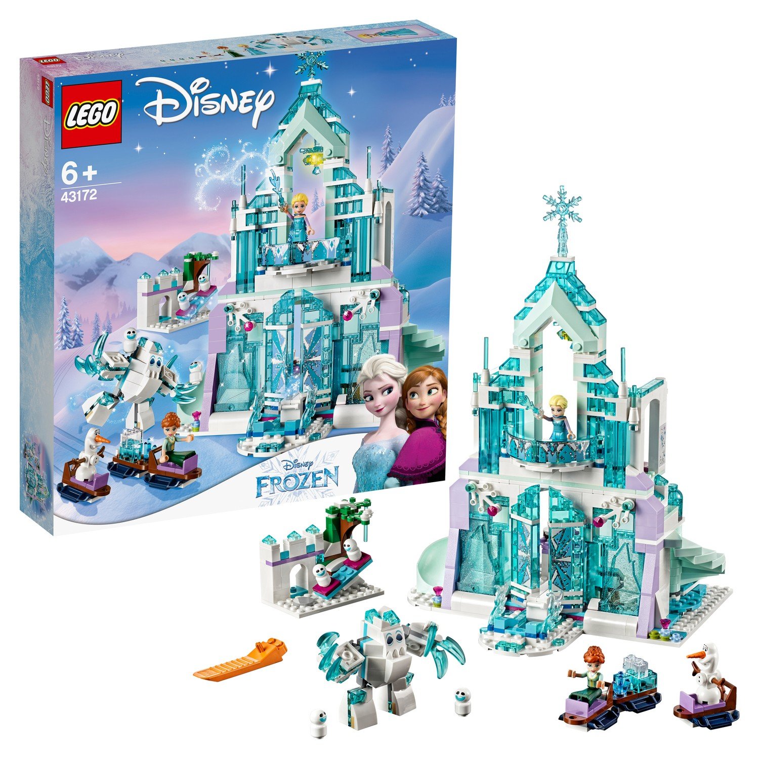 Конструктор LEGO Disney Frozen Волшебный ледяной замок Эльзы 43172 - фото 1