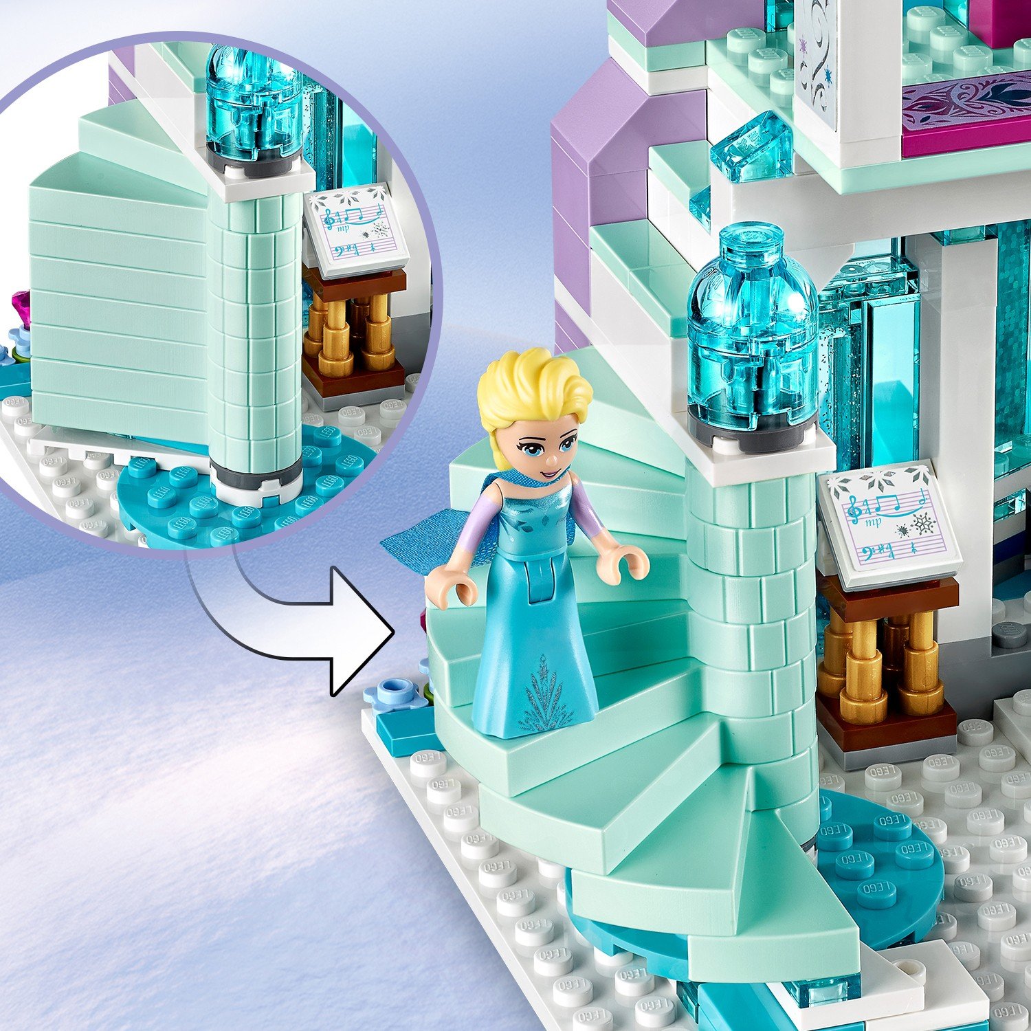 Конструктор LEGO Disney Frozen Волшебный ледяной замок Эльзы 43172 - фото 12