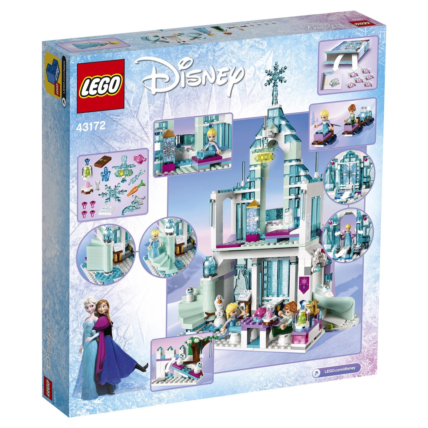 Конструктор LEGO Disney Frozen Волшебный ледяной замок Эльзы 43172 - фото 3