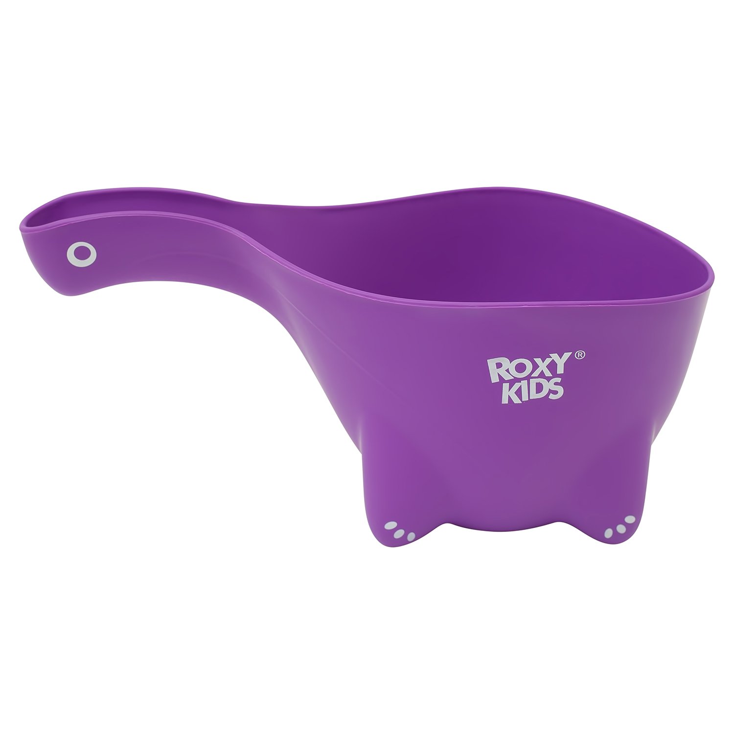 Ковш детский ROXY-KIDS для мытья головы и купания Dino Scoop цвет фиолетовый - фото 1