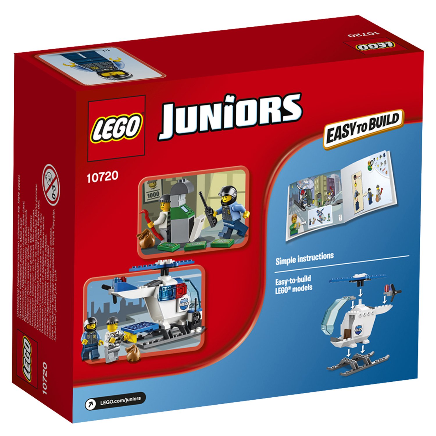 Конструктор LEGO Juniors Погоня на полицейском вертолёте (10720) - фото 3