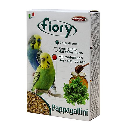 Корм для попугаев Fiory Pappagallini волнистых 400г - фото 3