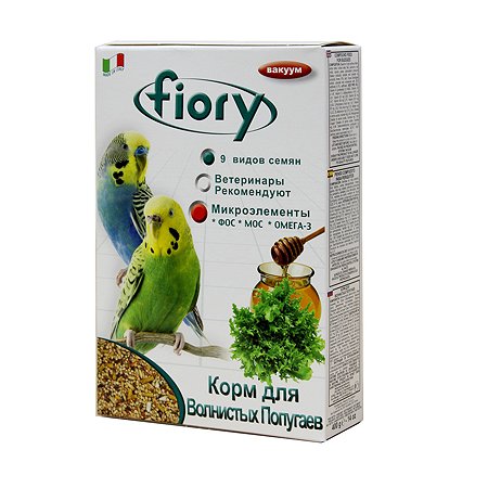 Корм для попугаев Fiory Pappagallini волнистых 1кг - фото 3