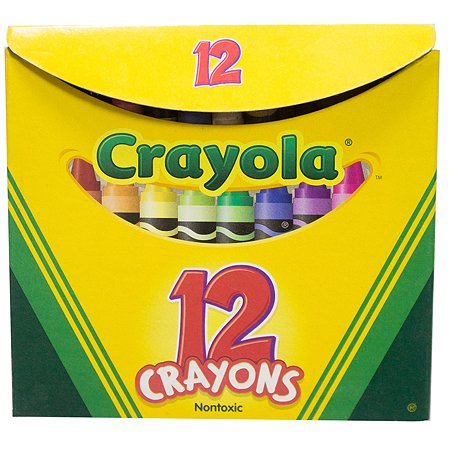 Мелки восковые Crayola 12 цв.