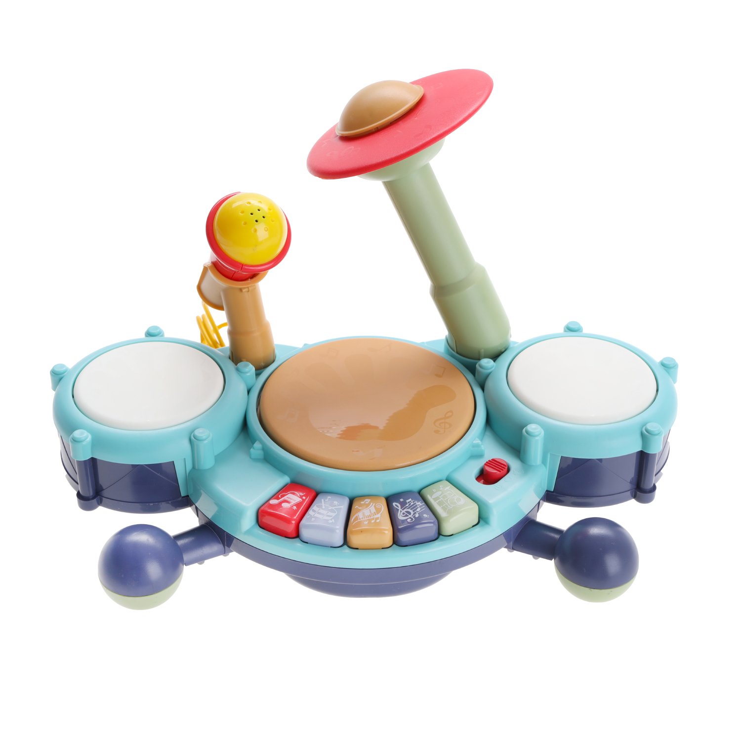 Музыкальные инструменты Baby and Kids Барабанная установка для детей ES56473 - фото 1