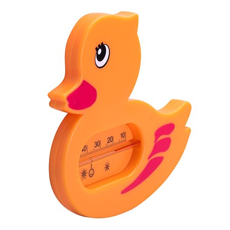 Термометр для ванной Курносики Уточка Оранжевый - фото 4