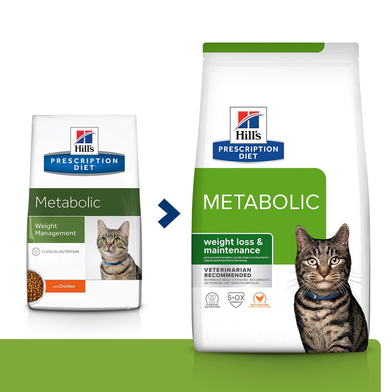 Корм для кошек HILLS 4кг Prescription Diet Metabolic Weight Management для оптимального веса с курицей сухой - фото 2