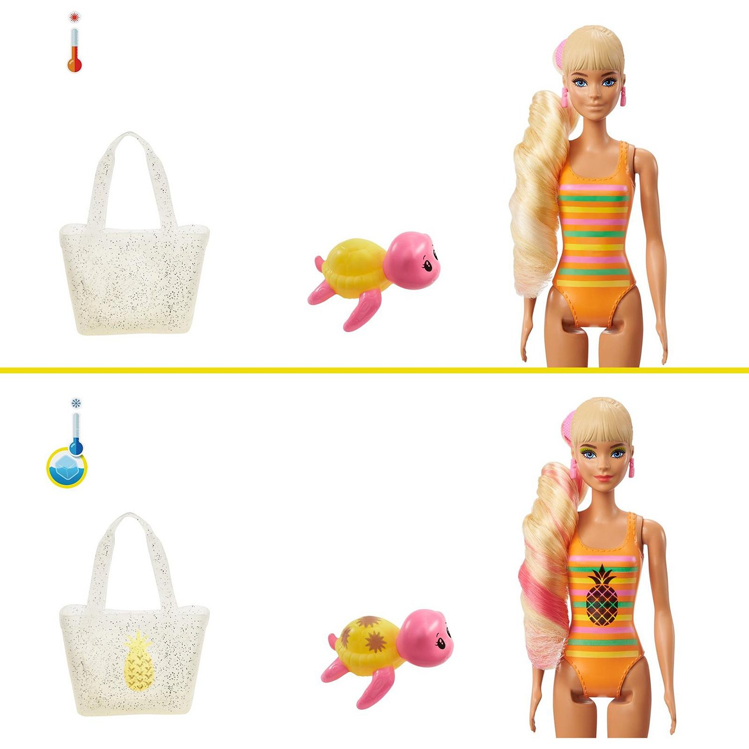 Набор игровой Barbie Кукла Ананас в непрозрачной упаковке (Сюрприз) GTN17 -...