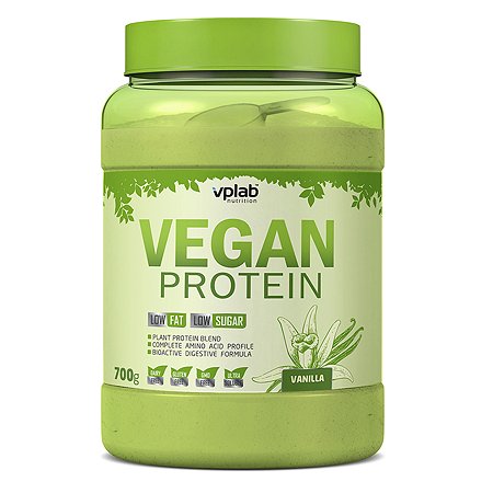 Протеин VPLAB Vegan Protein ваниль 700г - фото 1