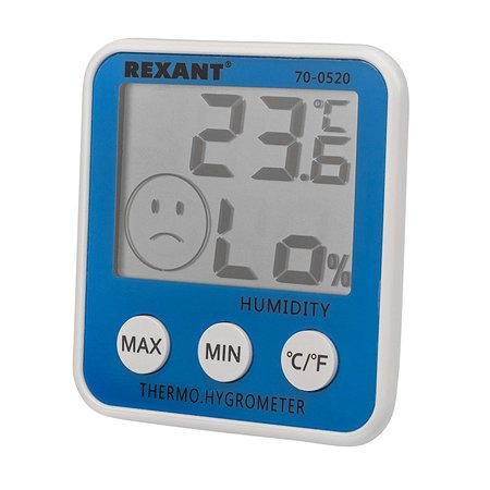 Цифровая метеостанция REXANT комнатная для измерения температуры и влажности