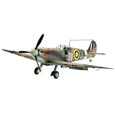 Сборная модель Revell Самолет Истребитель Спитфайэр Mk II британский времен Второй Мировой Войны
