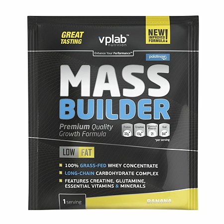 Гейнер VPLAB Mass Builder банан 100г