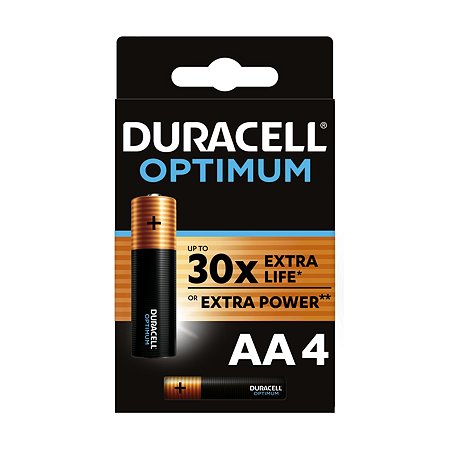 Батарейки Duracell Optimum AA 4шт 5014061
