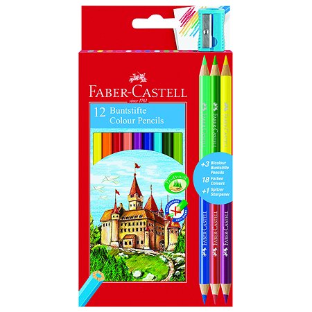 Карандаши цветные Faber Castell Замок 12шт