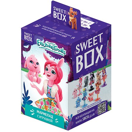 Мармелад Sweet box Enchantimals с игрушкой 10г в непрозрачной упаковке (Сюрприз)