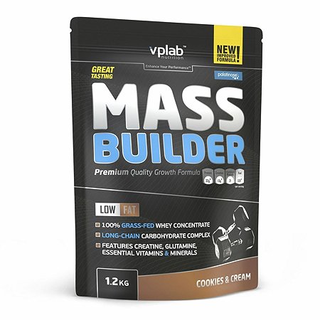 Гейнер VPLAB Mass Builder печенье-крем 1.2кг