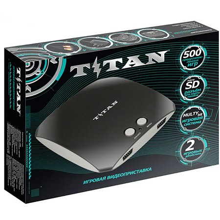 Игровая приставка TITAN 500 встроенных игр SEGA и DENDY