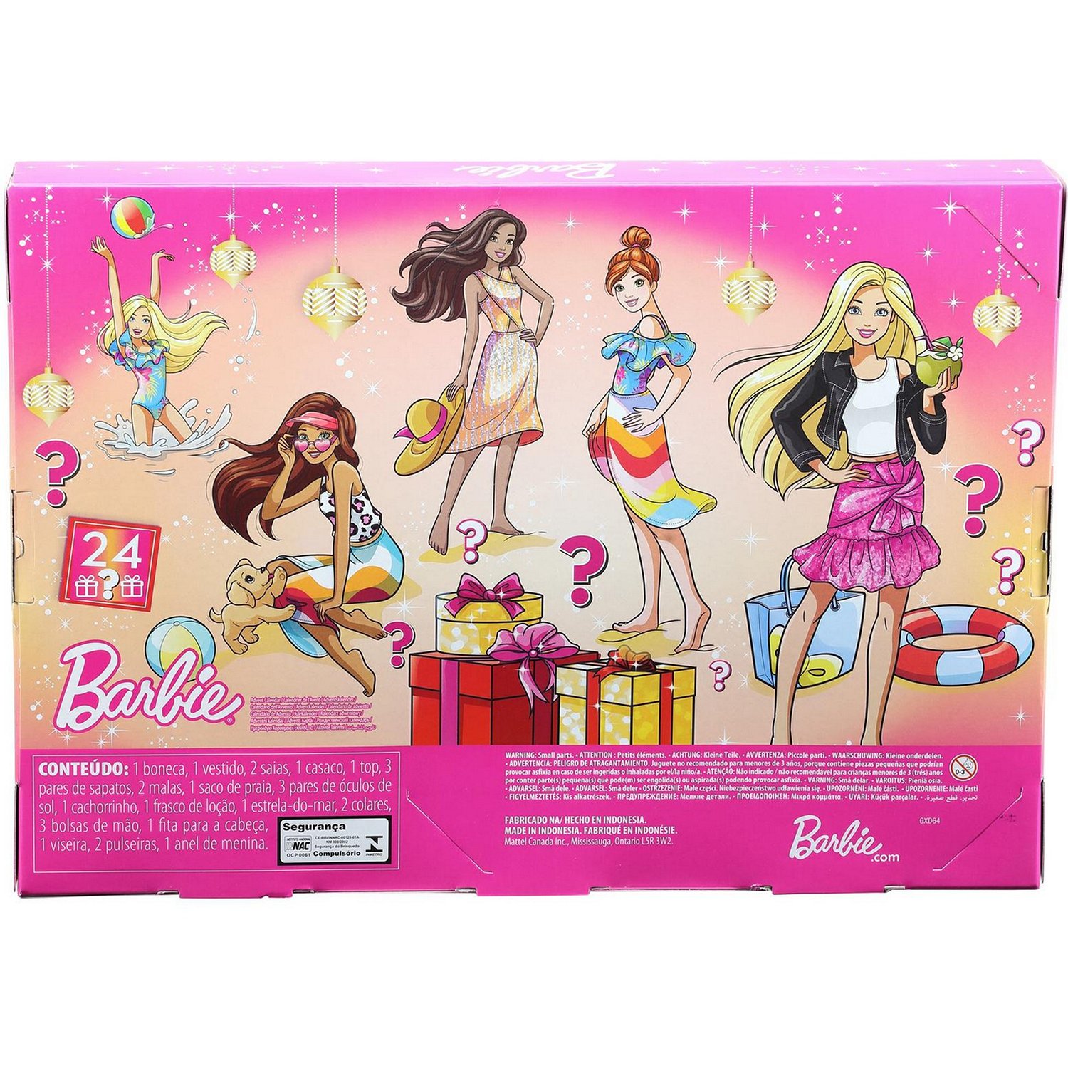 Набор Barbie Адвент-календарь GXD64 - фото 4