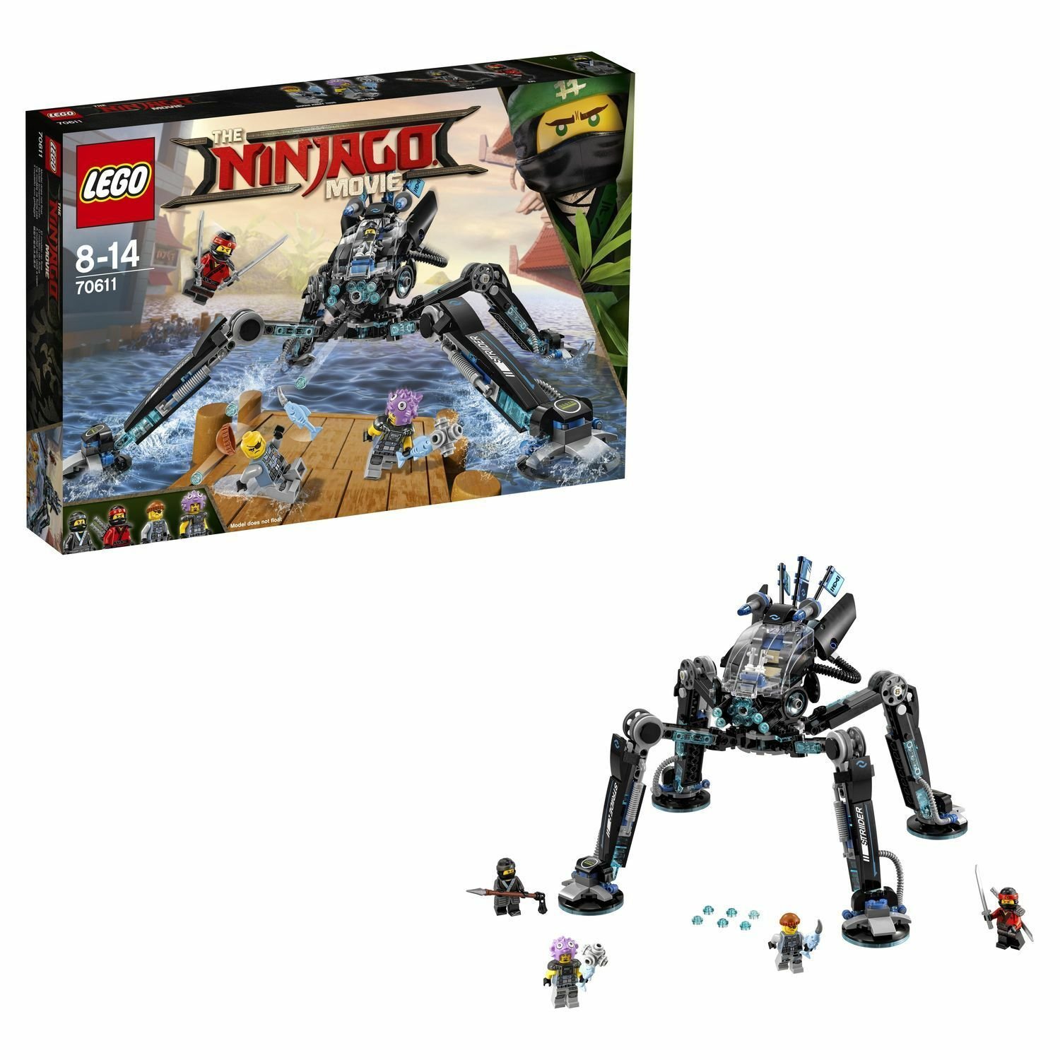 Конструктор LEGO Ninjago Водяной Робот (70611) - фото 1