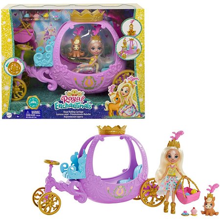 Набор игровой Enchantimals Королевская карета с куклой и аксессуарами GYJ16 - фото 13