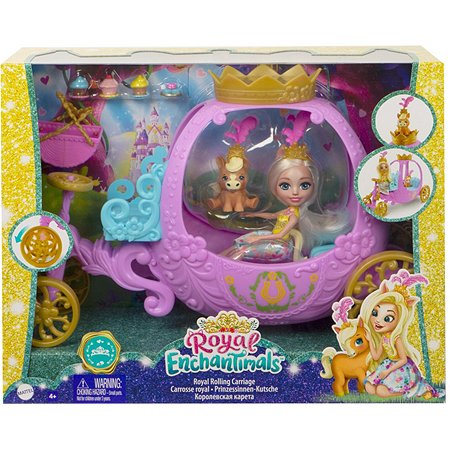 Набор игровой Enchantimals Королевская карета с куклой и аксессуарами GYJ16 - фото 3