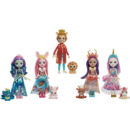 Набор Enchantimals Королевские друзья куклы с питомцами GYN58 - фото 1