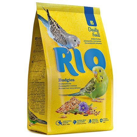 Корм для волнистых попугаев RIO основной 500г