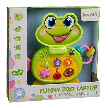 Игрушка BabyGo ноутбук для малышей - фото 2