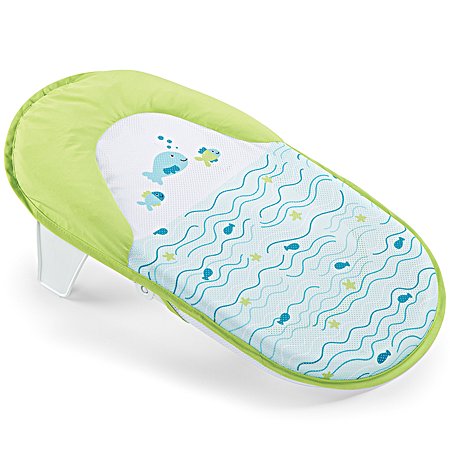 Лежачок для купания Summer Infant Bath Sling Салатовый-Голубой