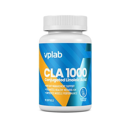 Полезные жиры VPLAB CLA 1000 90капсул - фото 1