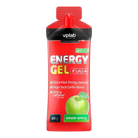 Гель энергетический VPLAB кофеин-яблоко 41г