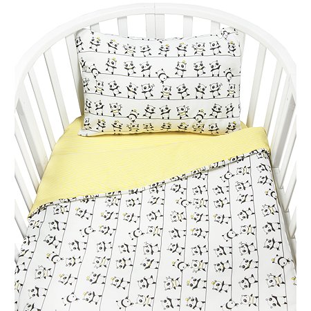 Комплект постельного белья Amarobaby Baby Boom Панды 3предмета AMARO-3003-P - фото 5
