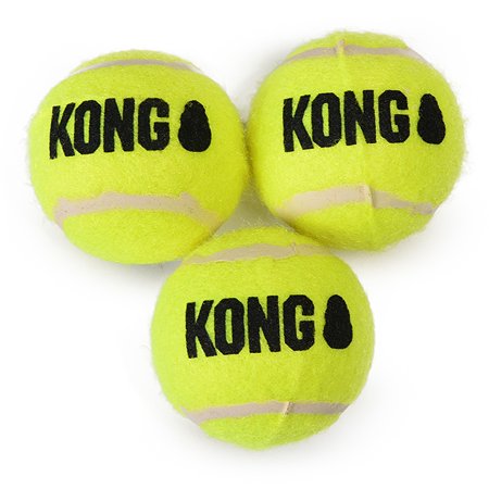 Игрушка для собак KONG Air Мяч теннисный маленький AST3