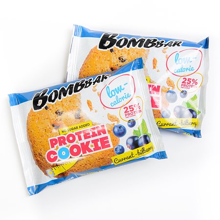 Печенье Bombbar протеиновое смородина-черника 40г - фото 3