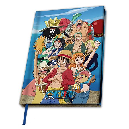 Записная книжка ABYStyle One Piece A5 Notebook Straw Hat Crew X4 ABYNOT069 - фото 1