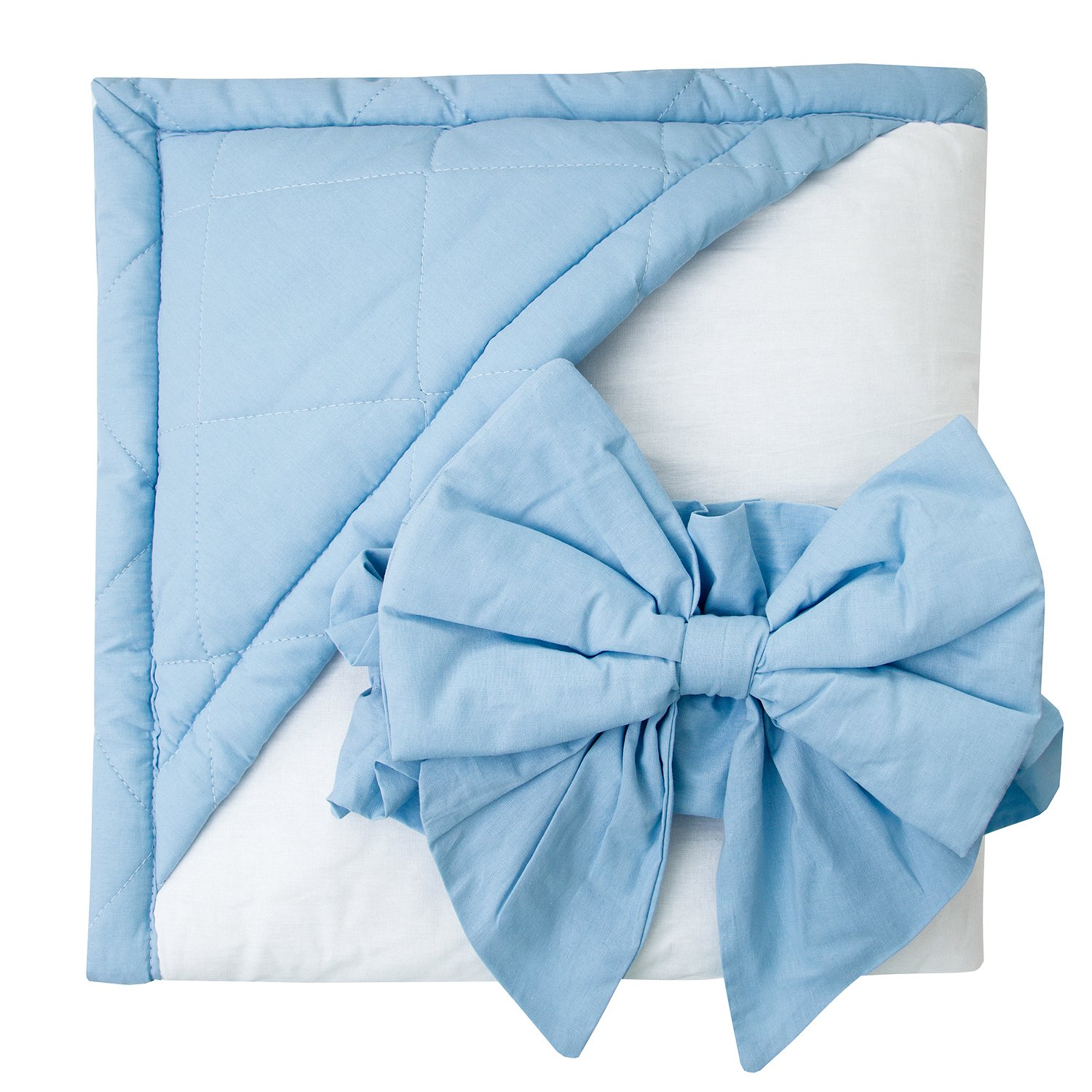 Конверт-одеяло на выписку Amarobaby Lullaby Голубой - фото 1