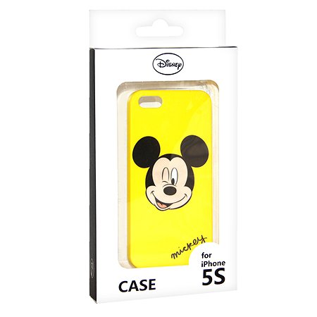 Крышка задняя для iPhone 5 Disney Микки Жёлтый