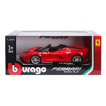 Машина BBurago 1:24 Ferrari Laferrari Aperta 18-26022 - фото 2