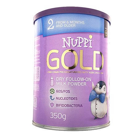 Смесь молочная NUPPI Gold 2 350г с 6месяцев
