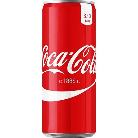 Напиток Coca-Cola 330мл 14663 14664