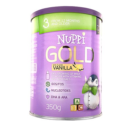 Напиток молочный NUPPI Gold 3 со вкусом ванили 350г с 12месяцев