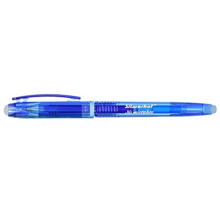 Ручка гелевая Silwerhof с ластиком Синяя 1192326