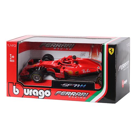 Машина BBurago 1:43 Ferrari Racing F71-h 18-36809W - фото 2