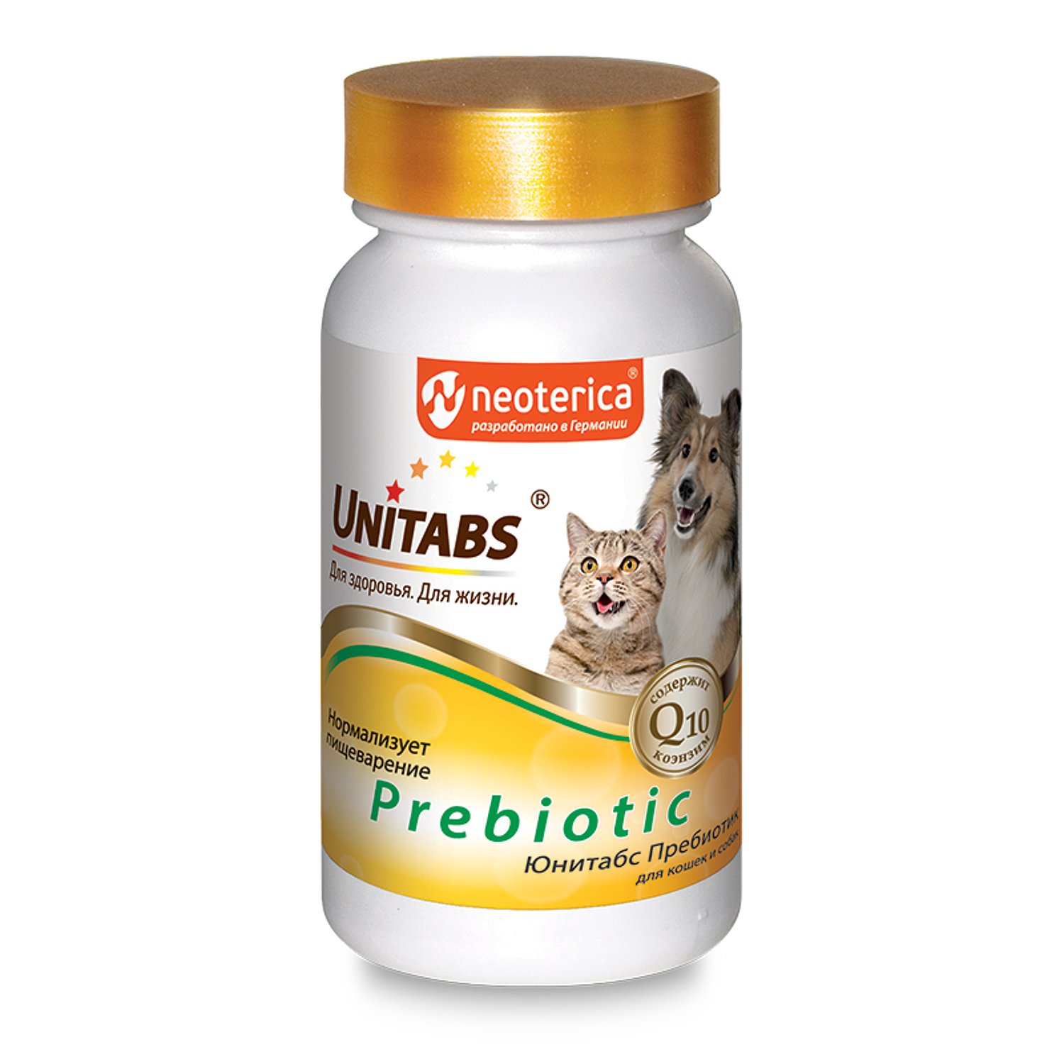 Витамины для кошек и собак Unitabs Prebiotic 100таблеток - фото 1