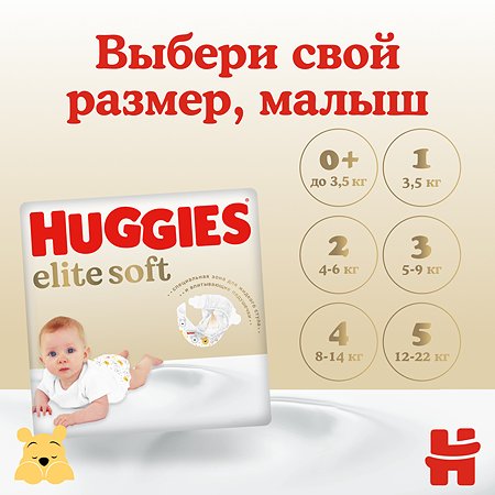 Подгузники Huggies Elite Soft 4 8-14кг 54шт - фото 5