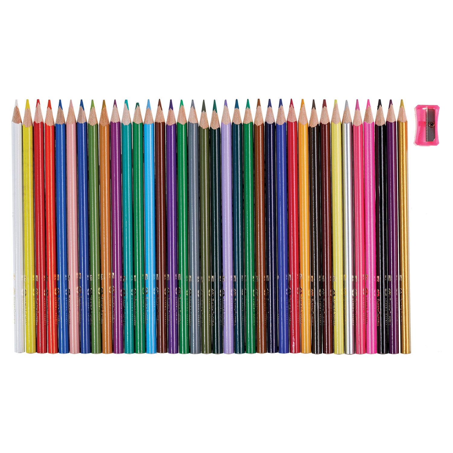 Карандаши цветные Faber Castell утолщенные 36цветов +точилка 120536 .